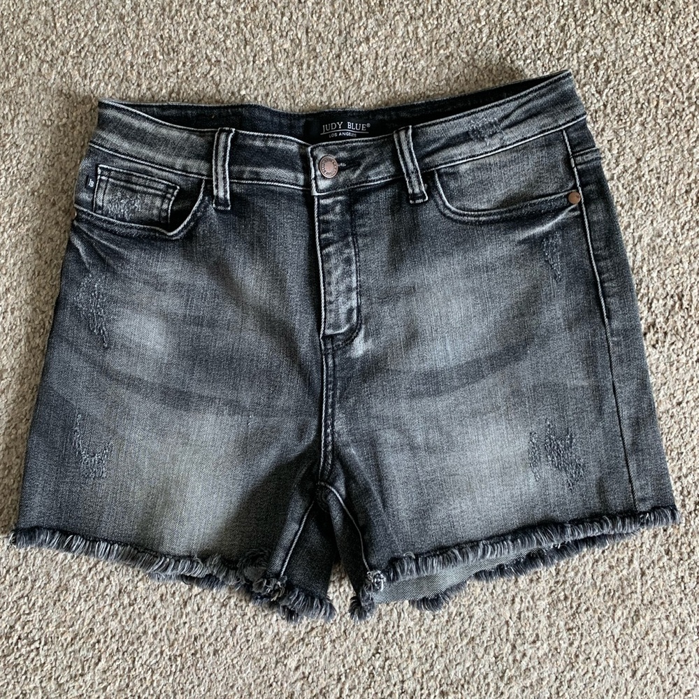 Judy Blue Black Denim Shorts Size L